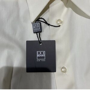 Ike Behar Brand New Cream Dress Shirt Sz 15.5 - 33